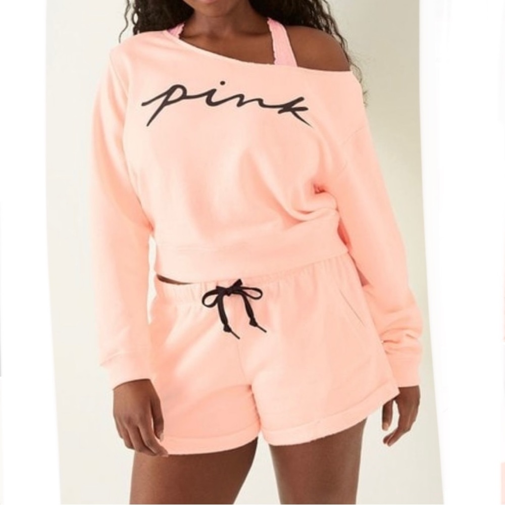 Victoria’s Secret PINK everyday lounge open neck crew